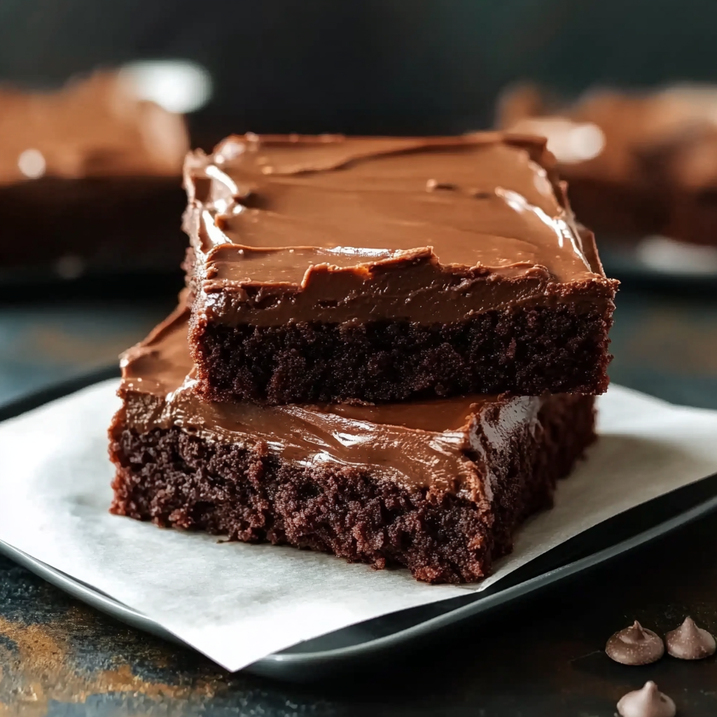 Frosted Fudge Brownies