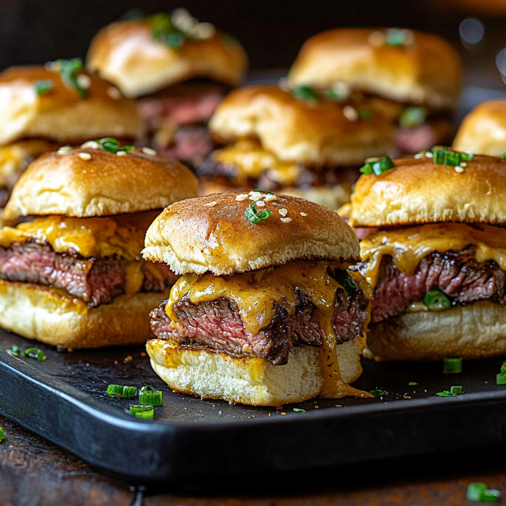 Cowboy Butter Steak Sliders