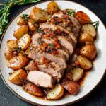 Sheet Pan Roast Pork Tenderloin with Potatoes