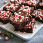 Candy Cane Brownies