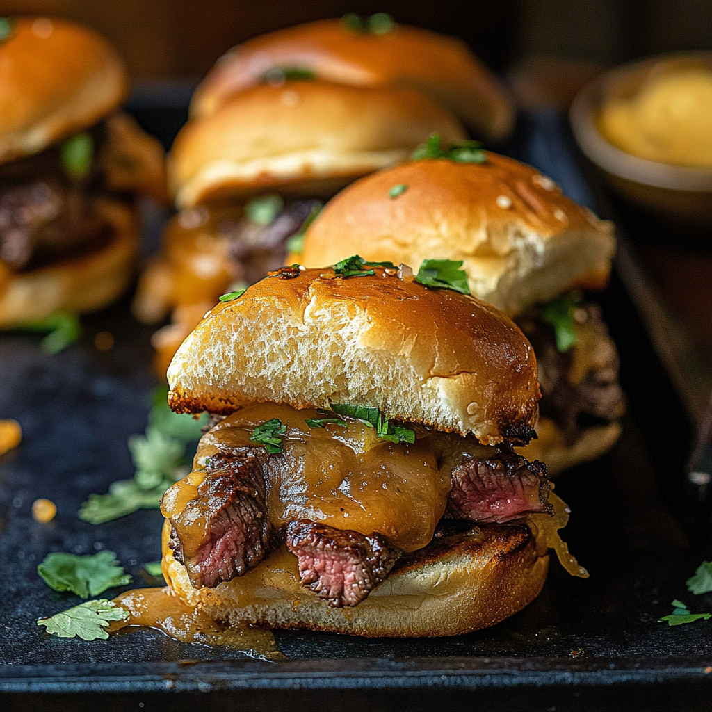 Cowboy Butter Steak Sliders