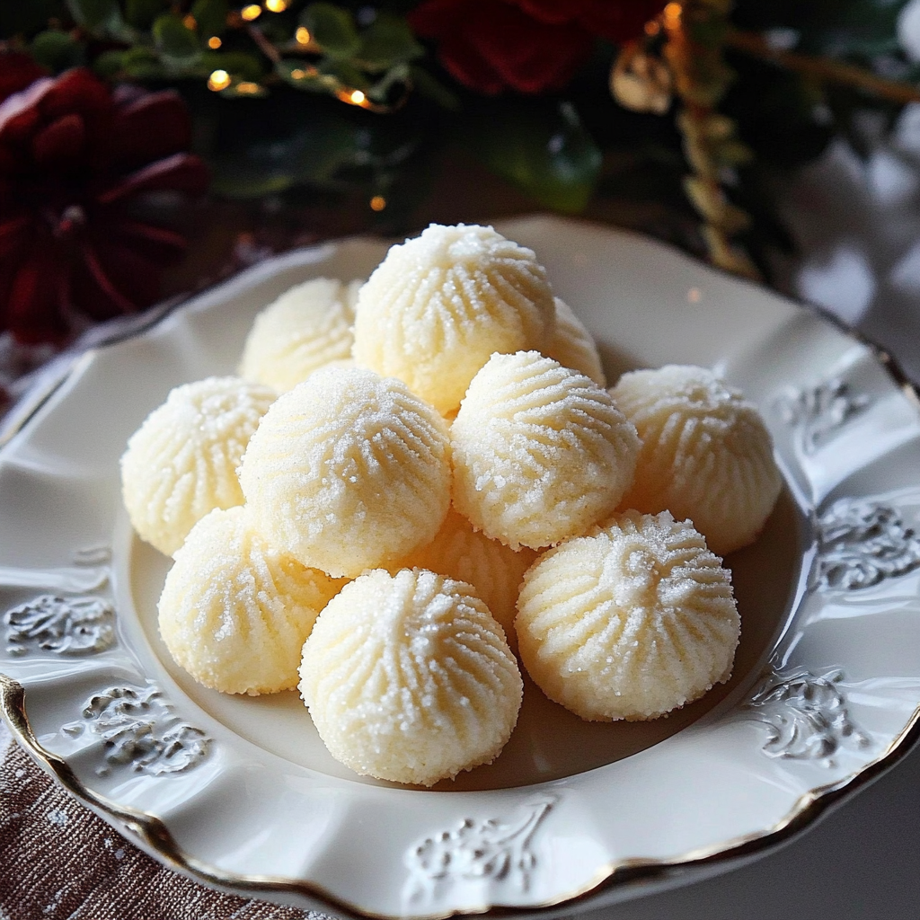 Sweetened Condensed Milk Snowball Cookies