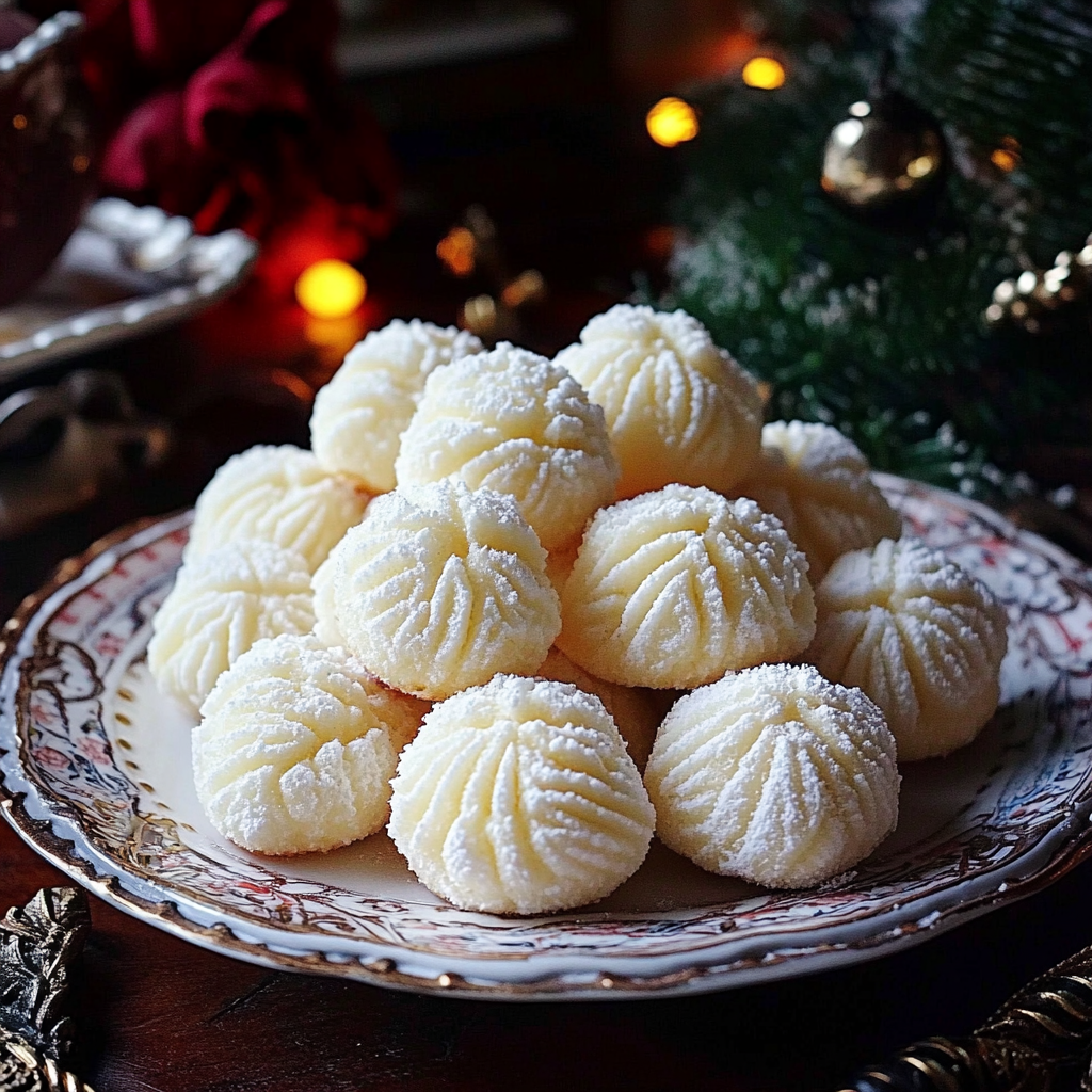 Sweetened Condensed Milk Snowball Cookies