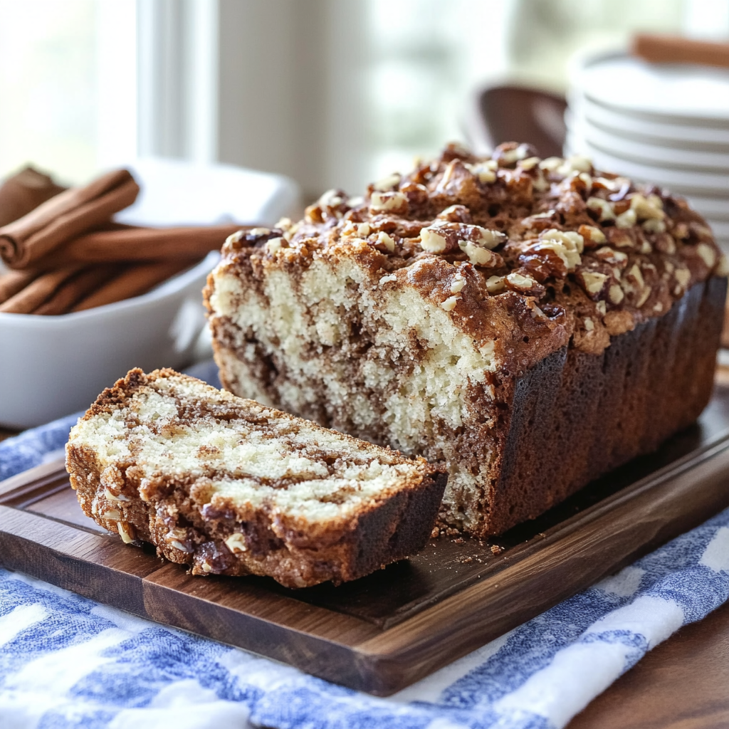 Cinnamon Nut Quick Bread