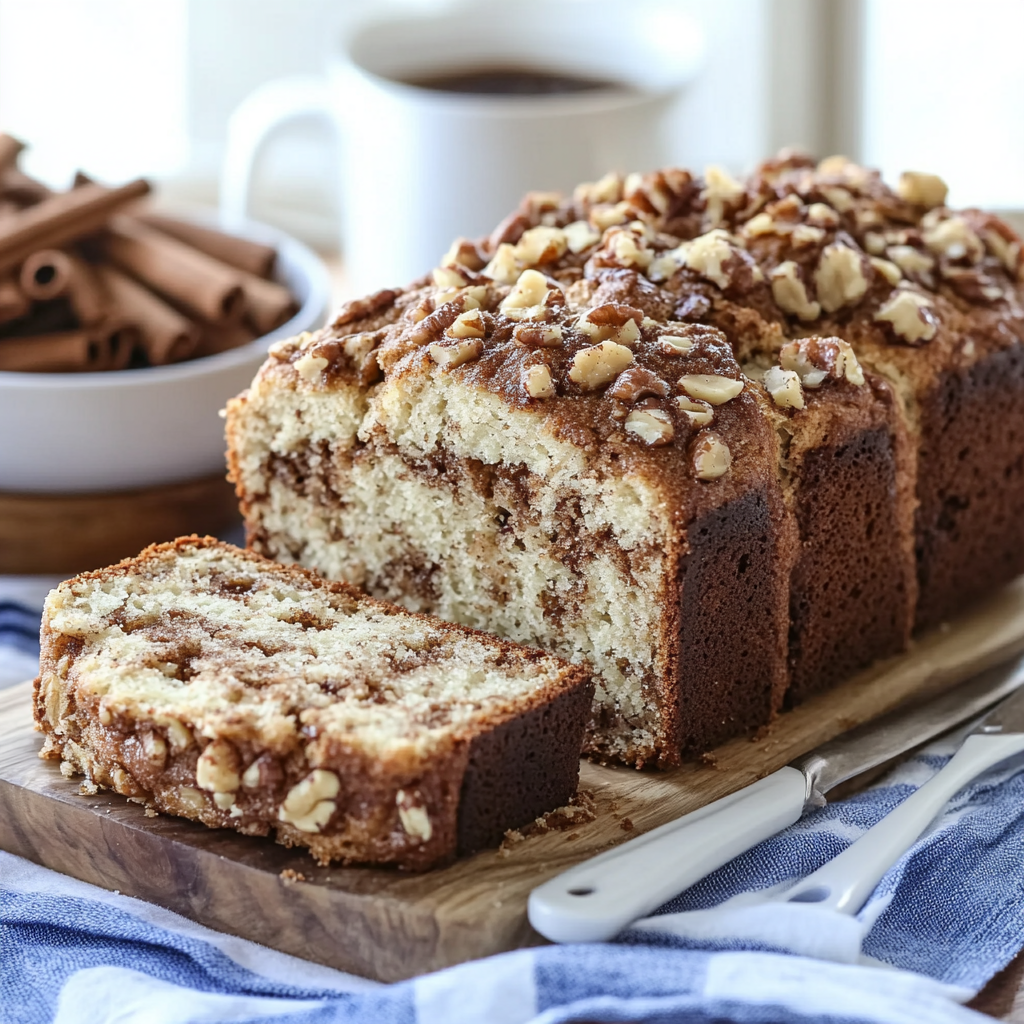 Cinnamon Nut Quick Bread