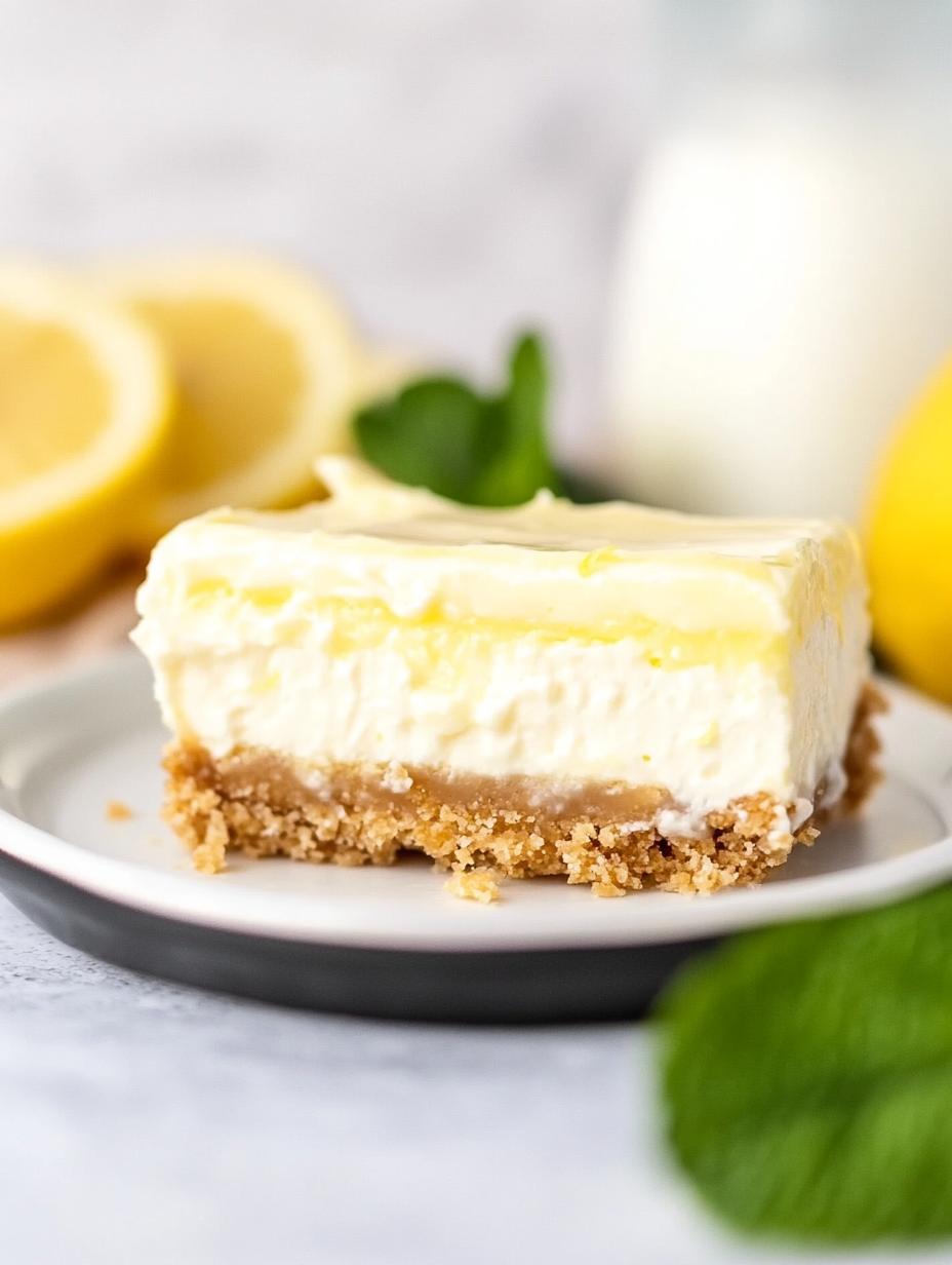 Delicious Lemon Cheesecake Bars Recipe