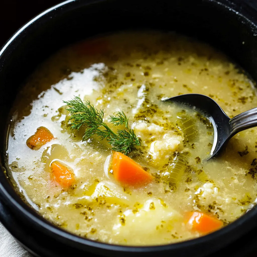 Slow Cooker Dill Pickle Soup