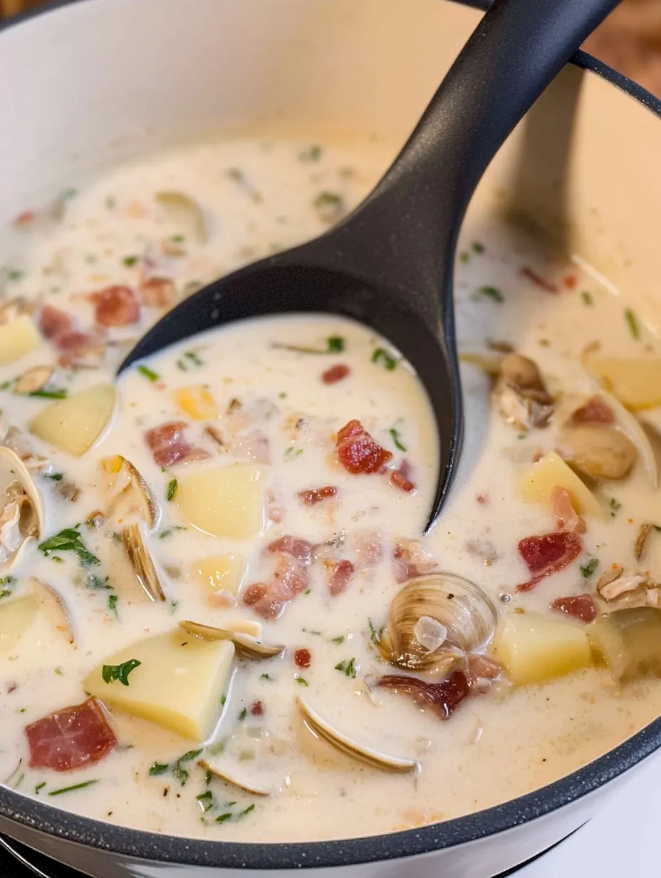 Easy New England Clam Chowder Recipe