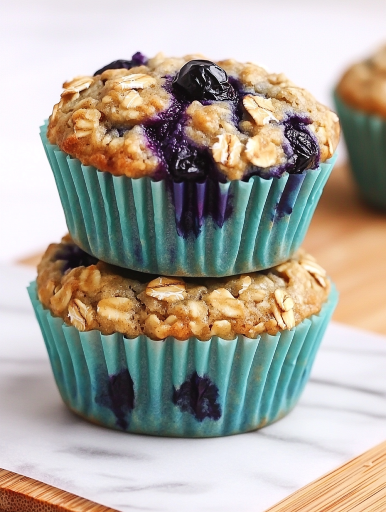 Easy Baked Oatmeal Muffins Recipe