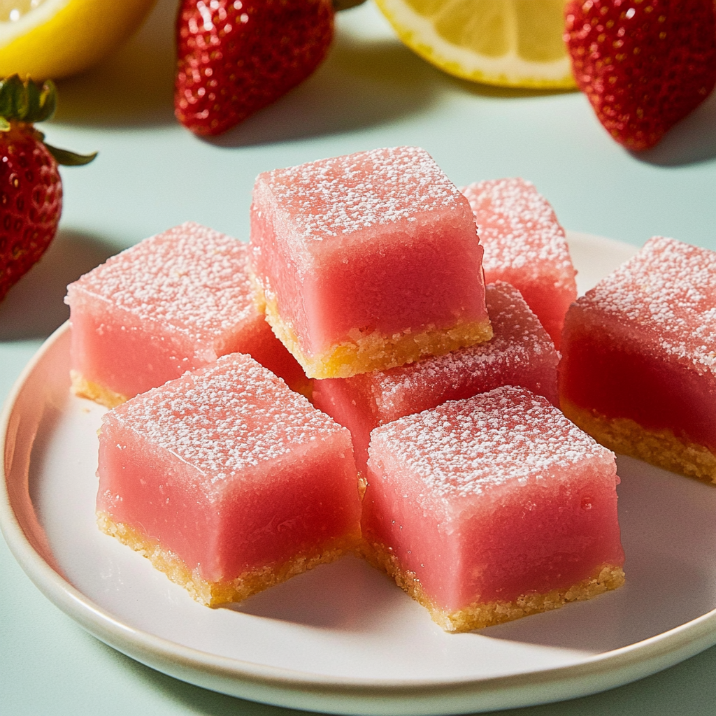 Strawberry Lemonade Bars