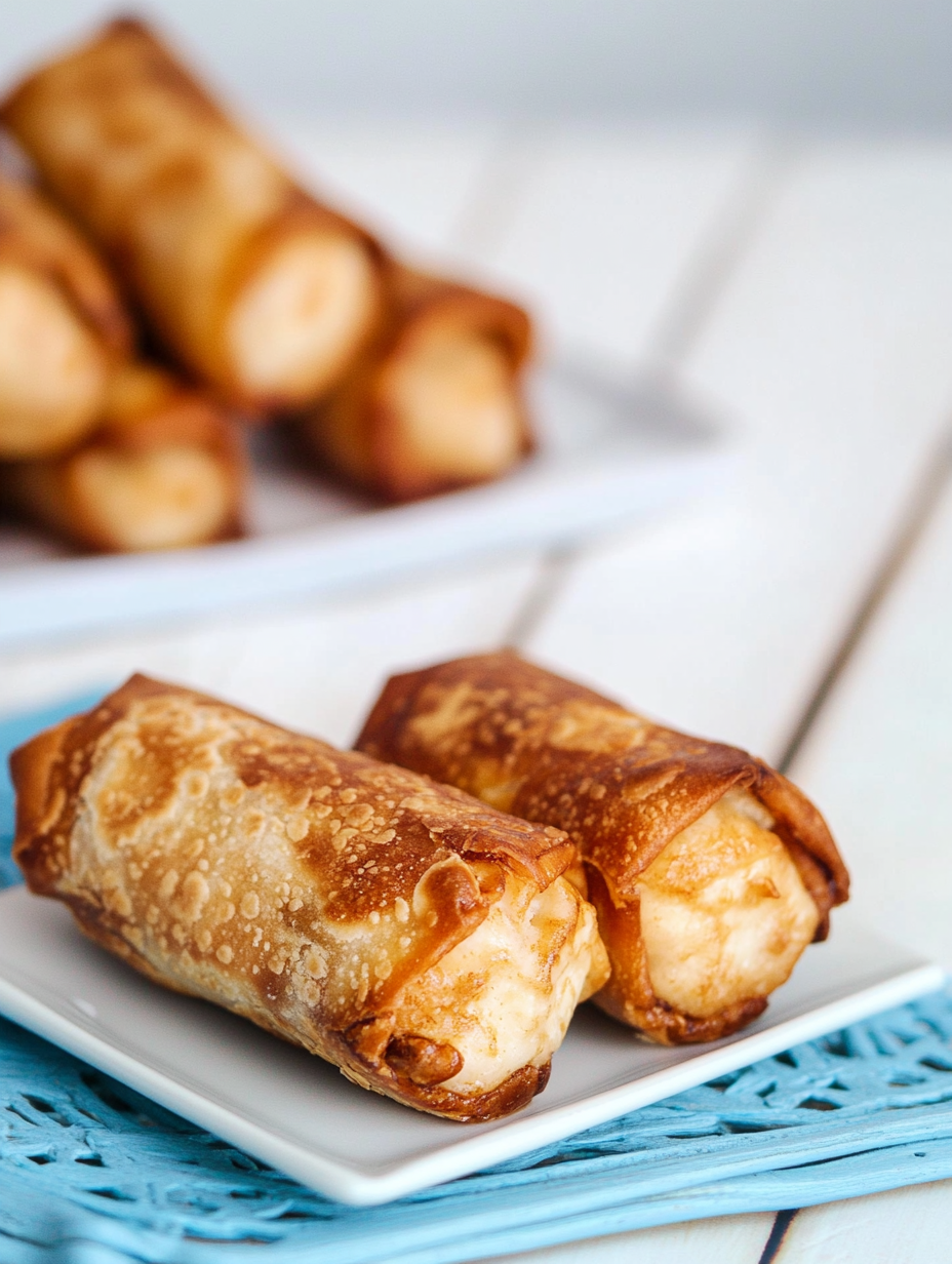 Peanut Butter Banana Egg Rolls