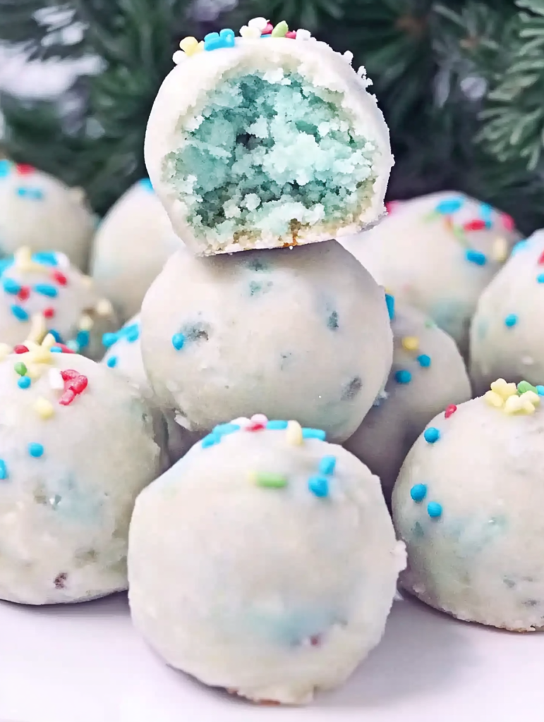 3 Ingredient Frozen Cake Balls