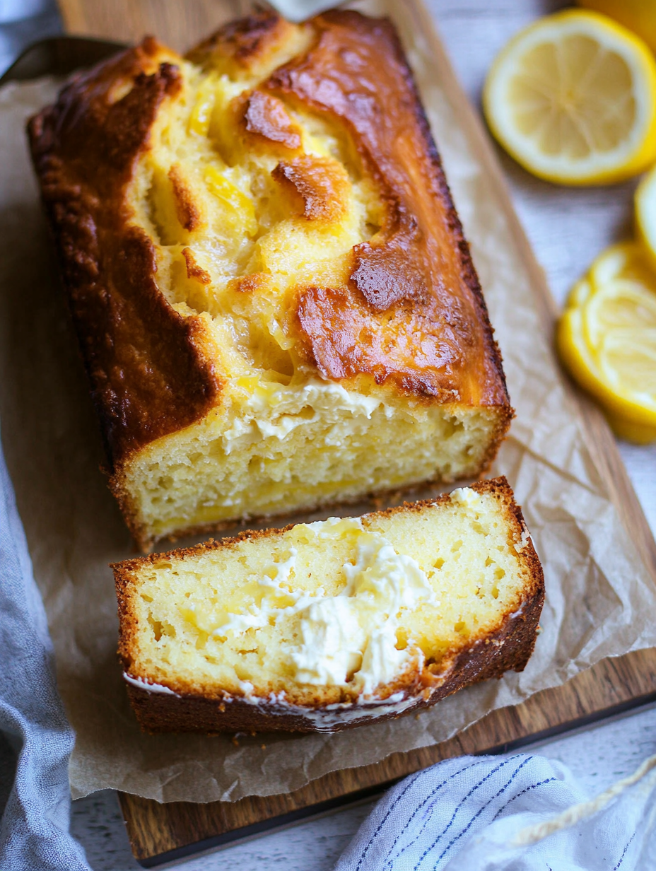 Lemon Cream Cheese Bread