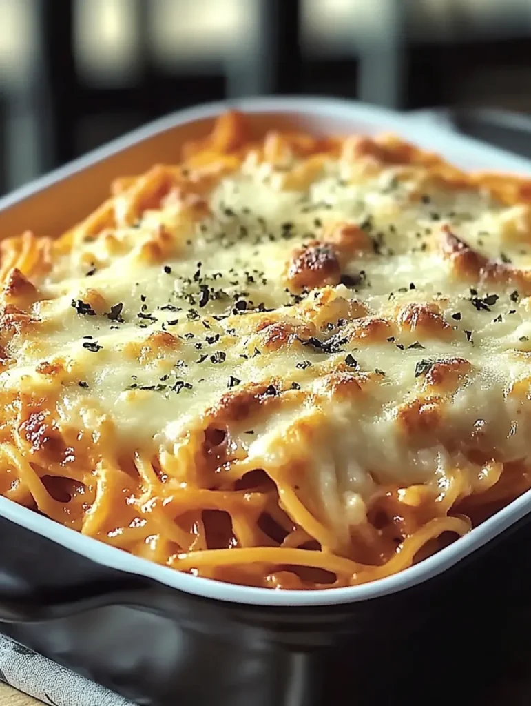 Baked Cream Cheese Spaghetti Recipe