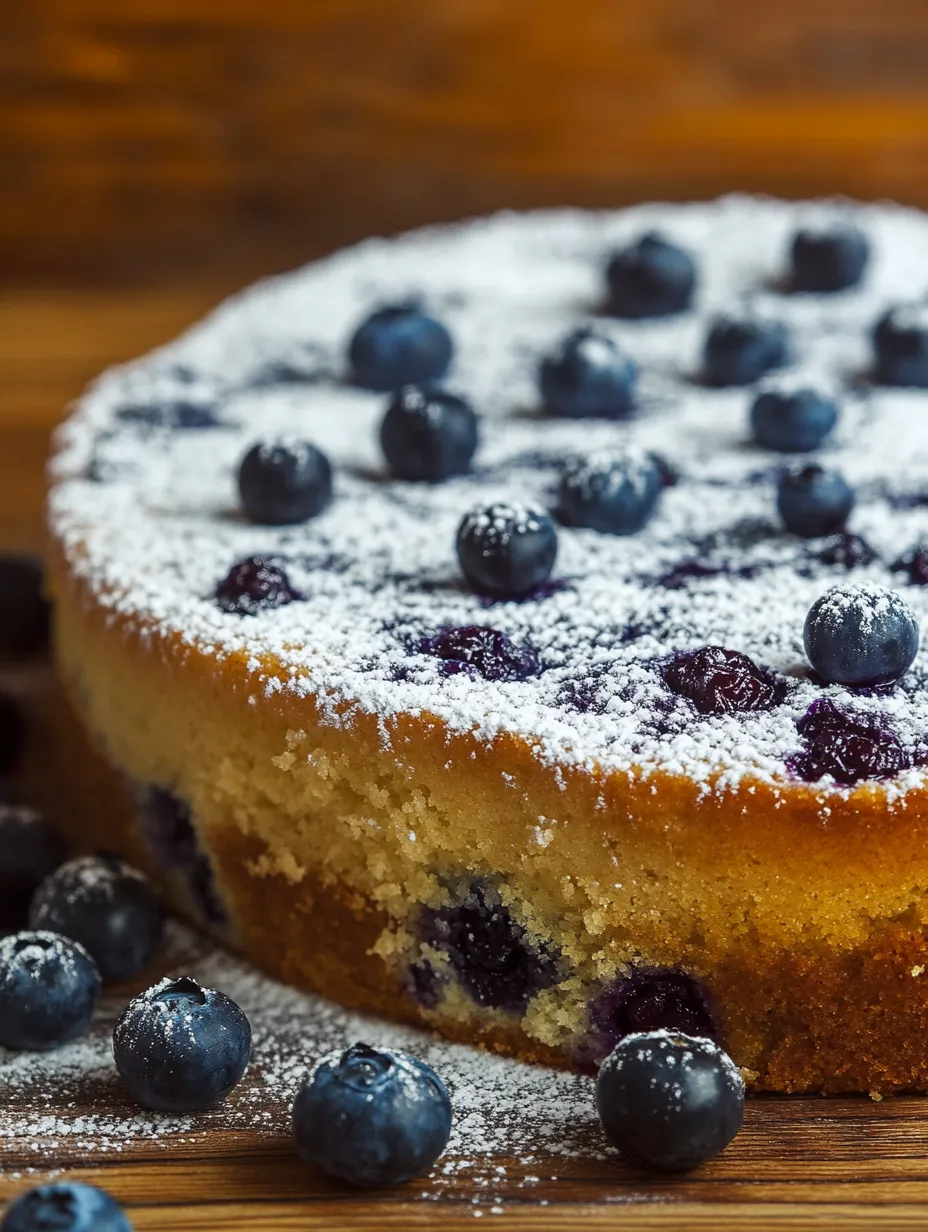 Easy Lemon Blueberry Cake Recipe