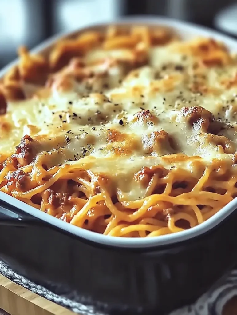 Easy Baked Cream Cheese Spaghetti Recipe