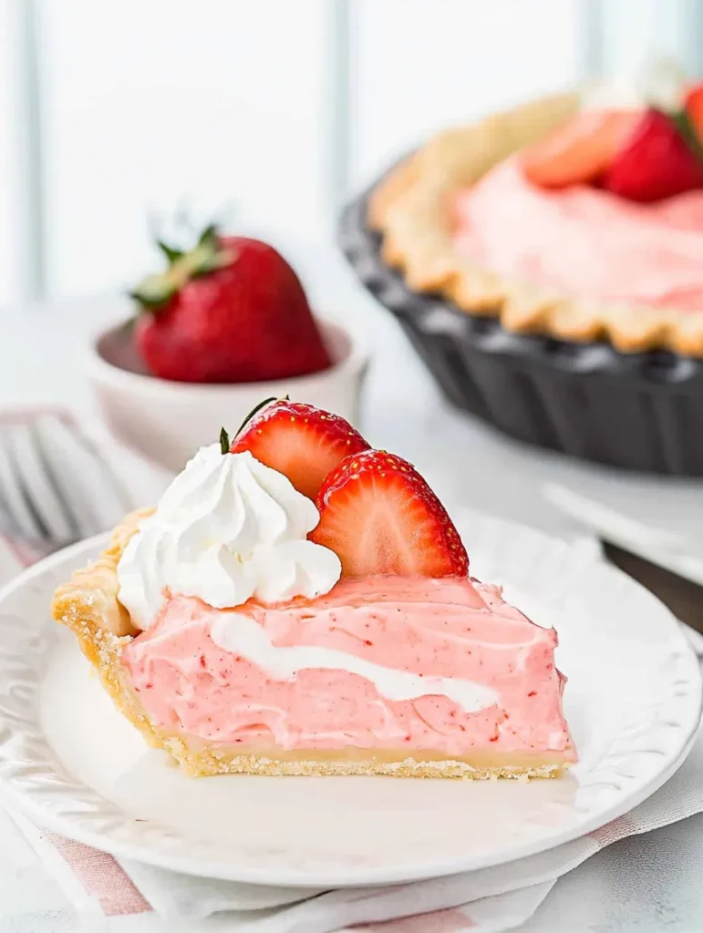 Easy Strawberry Cream Pie Recipe