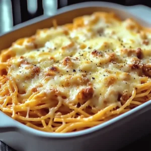 Baked Cream Cheese Spaghetti