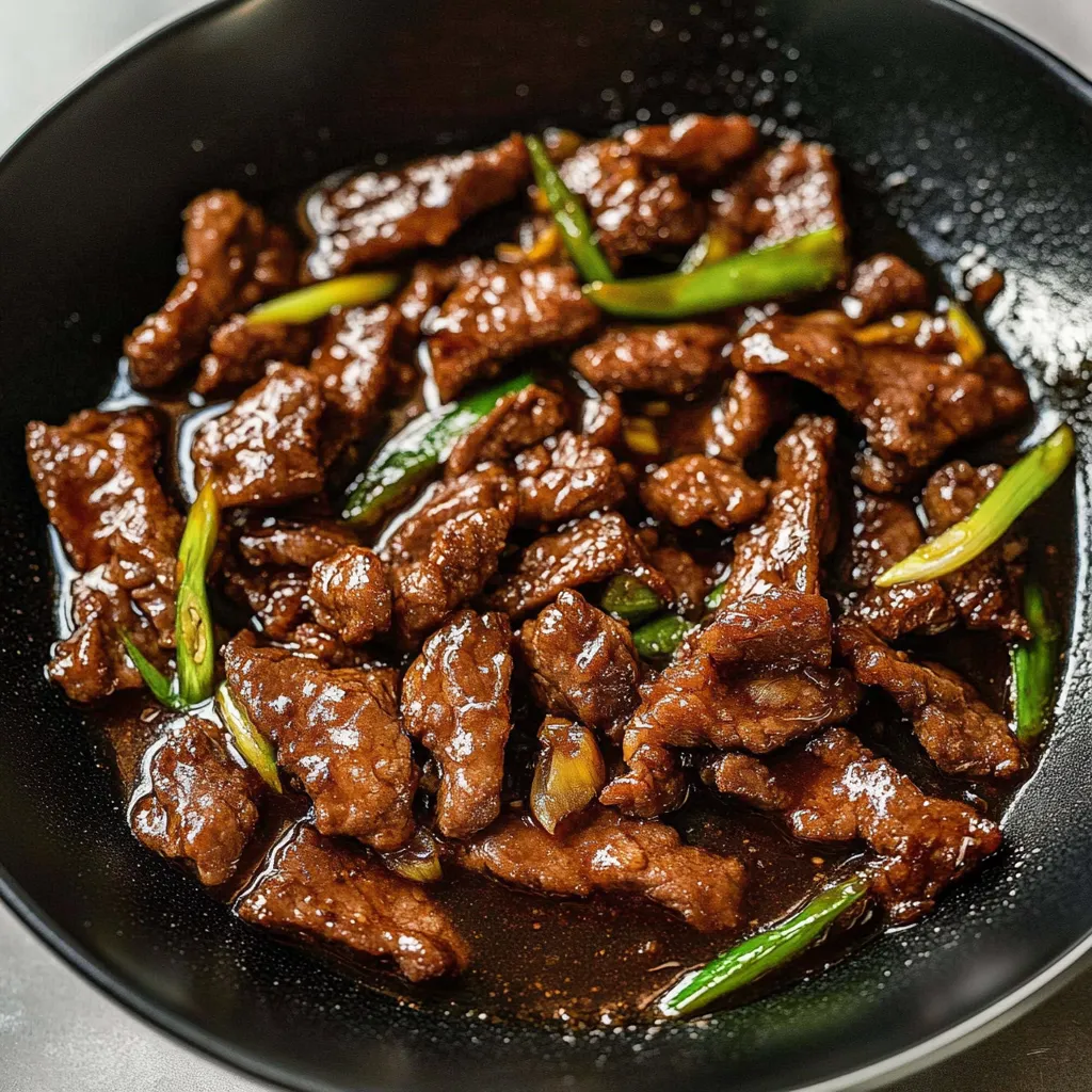 Simple Mongolian Beef