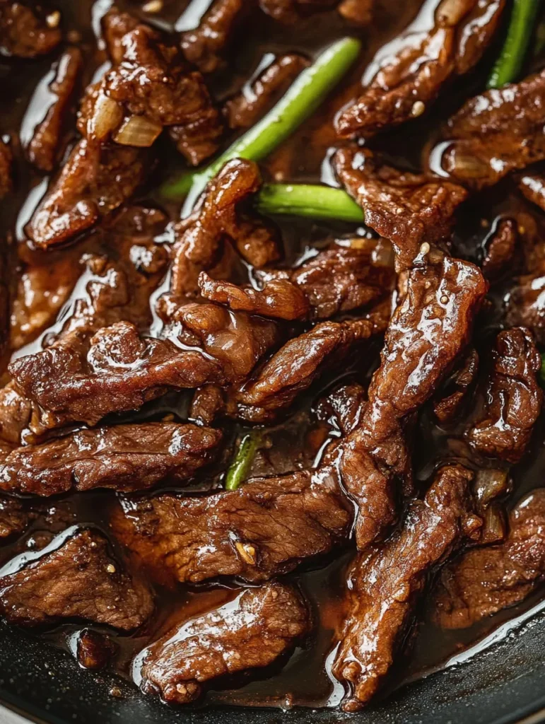 Easy Simple Mongolian Beef