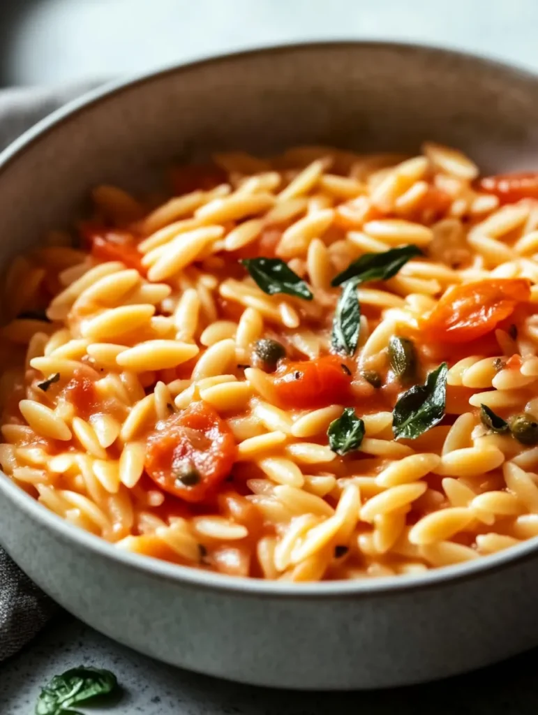 creamy tomato orzo recipes