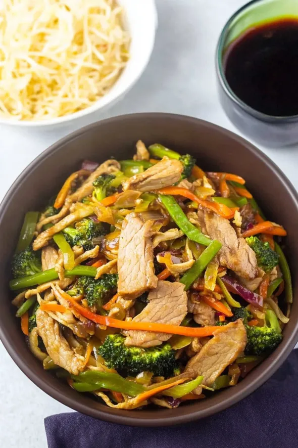 Pork and Broccoli Slaw Stir Fry Recipe