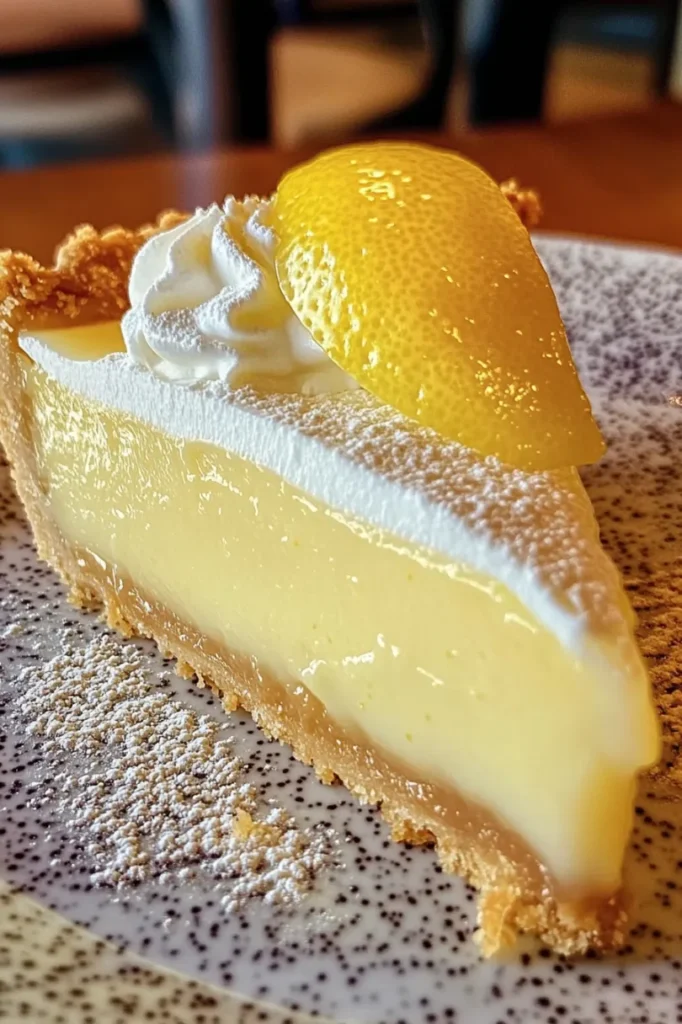 Lemon Supreme Pie Recipe