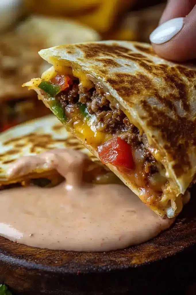 Cheeseburger Quesadilla Recipe