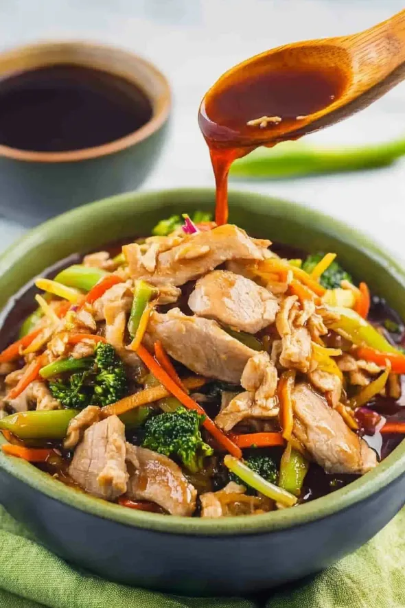 Easy Pork and Broccoli Slaw Stir Fry Recipe