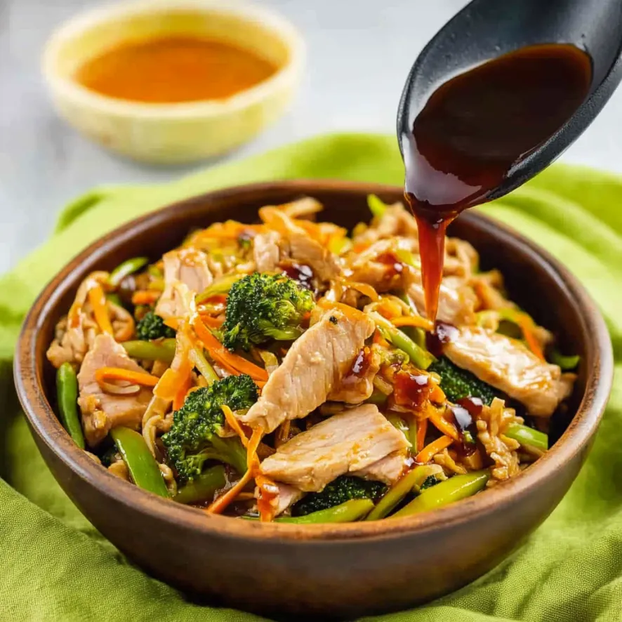 Pork and Broccoli Slaw Stir Fry