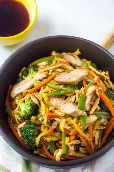 Best Pork and Broccoli Slaw Stir Fry Recipe