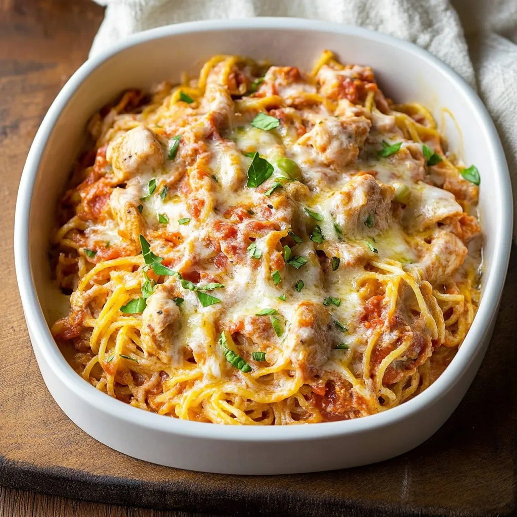 Low Carb Chicken Spaghetti