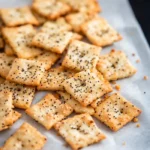 Keto Everything Bagel Crackers