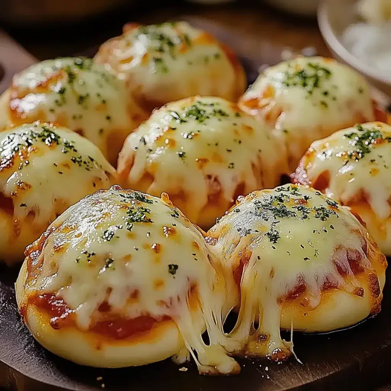 Cheesy Pizza Bombs