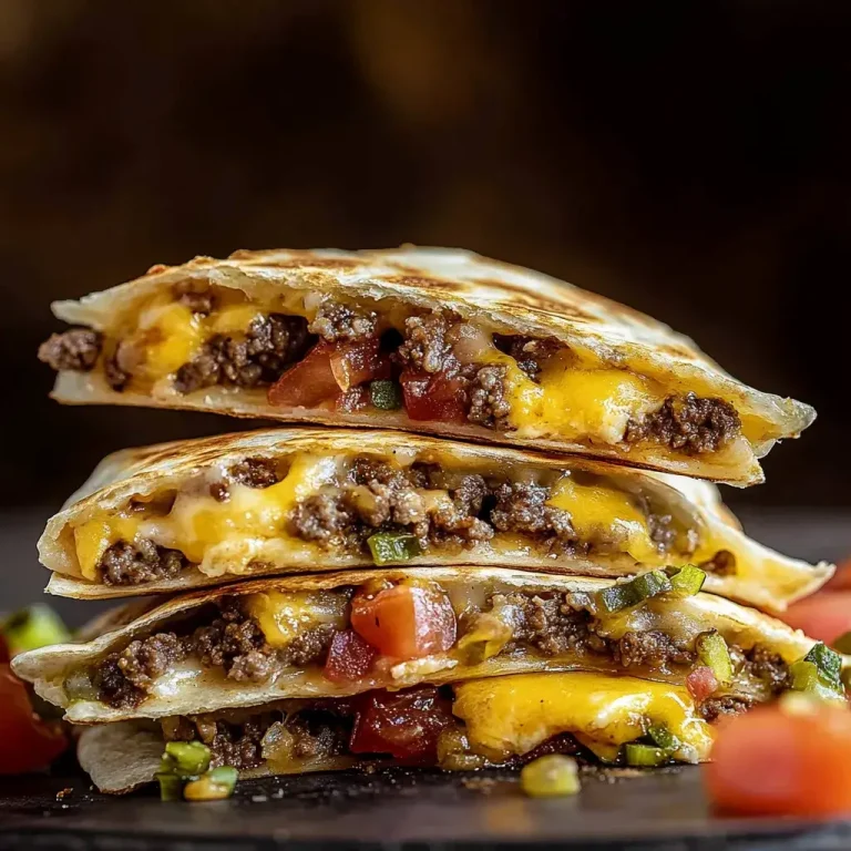 Cheeseburger Quesadilla Recipe