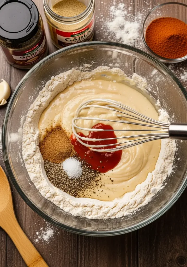 Homemade Fried Pickles Recipe Batter Preparation