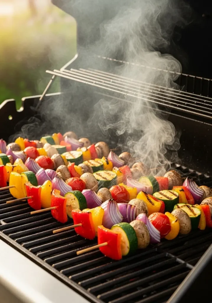 Moroccan Vegetable Skewers Recipe Griled Phase