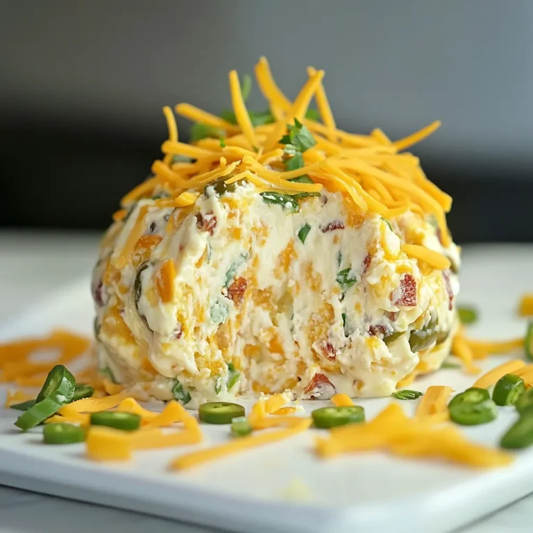 Vegan Jalapeño Cheese Ball Recipe