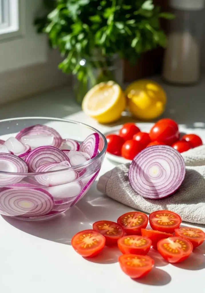 Vegan Cucumber Salad Vegetables