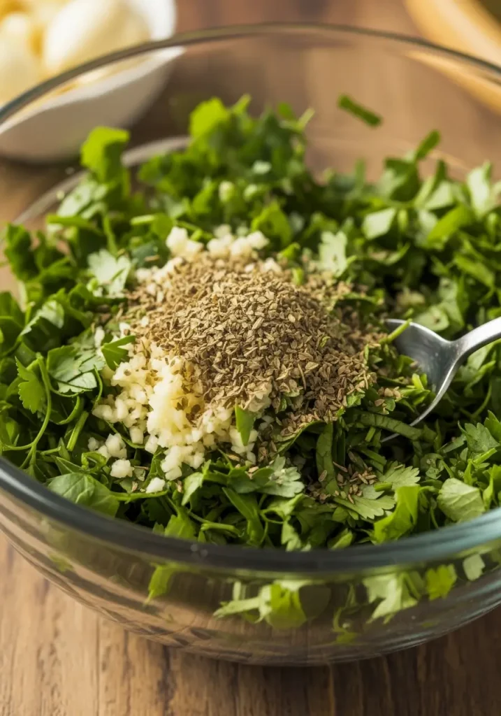 Chimichurri Sauce Recipe Combine the Ingredients