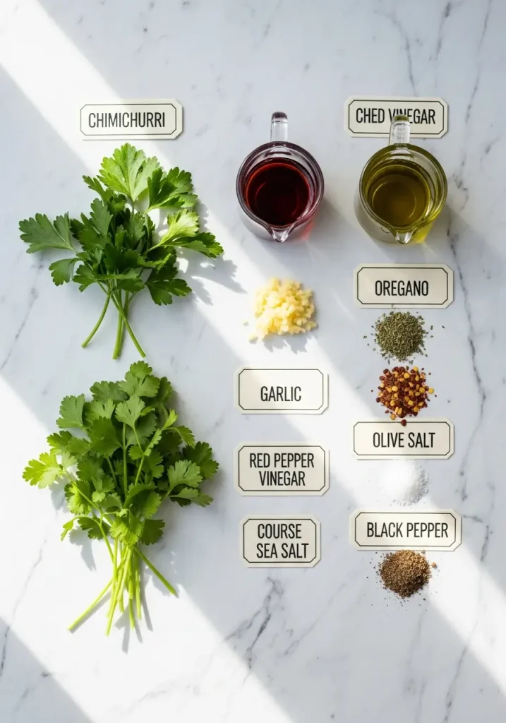 Chimichurri Sauce Recipe Ingredients