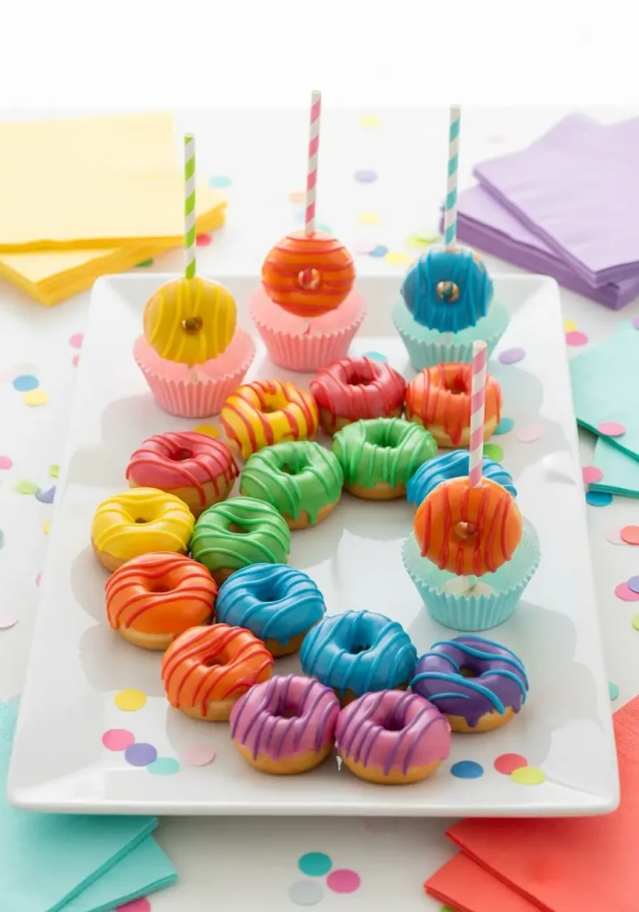 Drift Recipe Rainbow Vanilla Bean Donuts Recipe