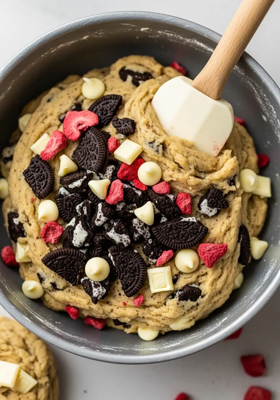 mix in folding technique