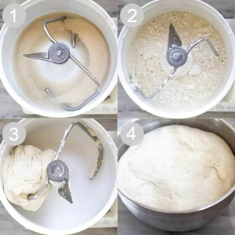 Bread dough preparation