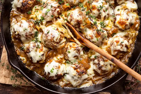 drift recipes french onion meatballs savory meatballs with a rich, caramelized onion flavor