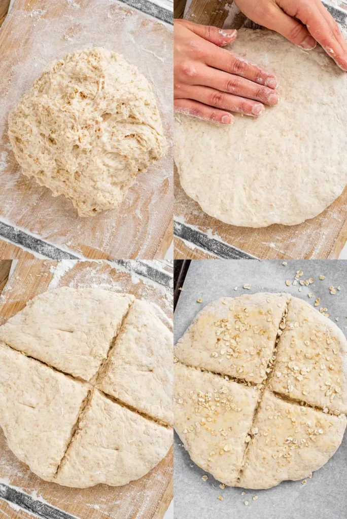 Vegan Irish Soda Bread Prepration